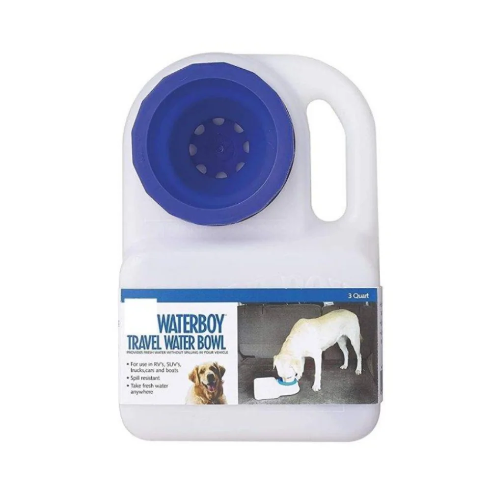 Waterboy plato antivuelco bebedero para viaje - accesorio ConectaDogs para perros y gatos