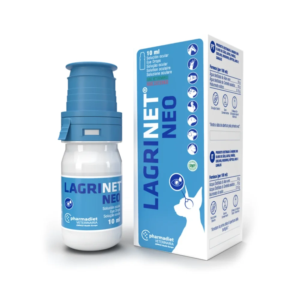 Lagrinet Neo lágrimas artificiales para mascotas – solución oftálmica lubricante