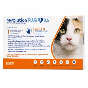 Revolution Plus Gatos de 2,5 a 5 kg